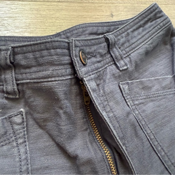 Patagonia Organic Cotton Navy Blue Hiking Wide Leg Casual Pants size 8 Women - Picture 8 of 16